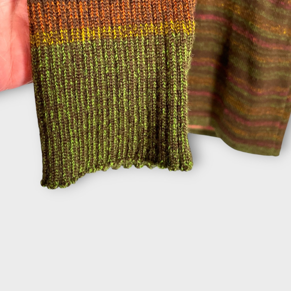 COCCOLE Cowl Neck Merino Wool Blend Sweater Womens LARGE Made in Italy - Picture 6 of 10